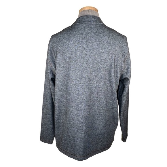 ROWM 1/4 Zip Charcoal Pullover With Copper Colored Stitching. XXL EUC - Picture 6 of 13